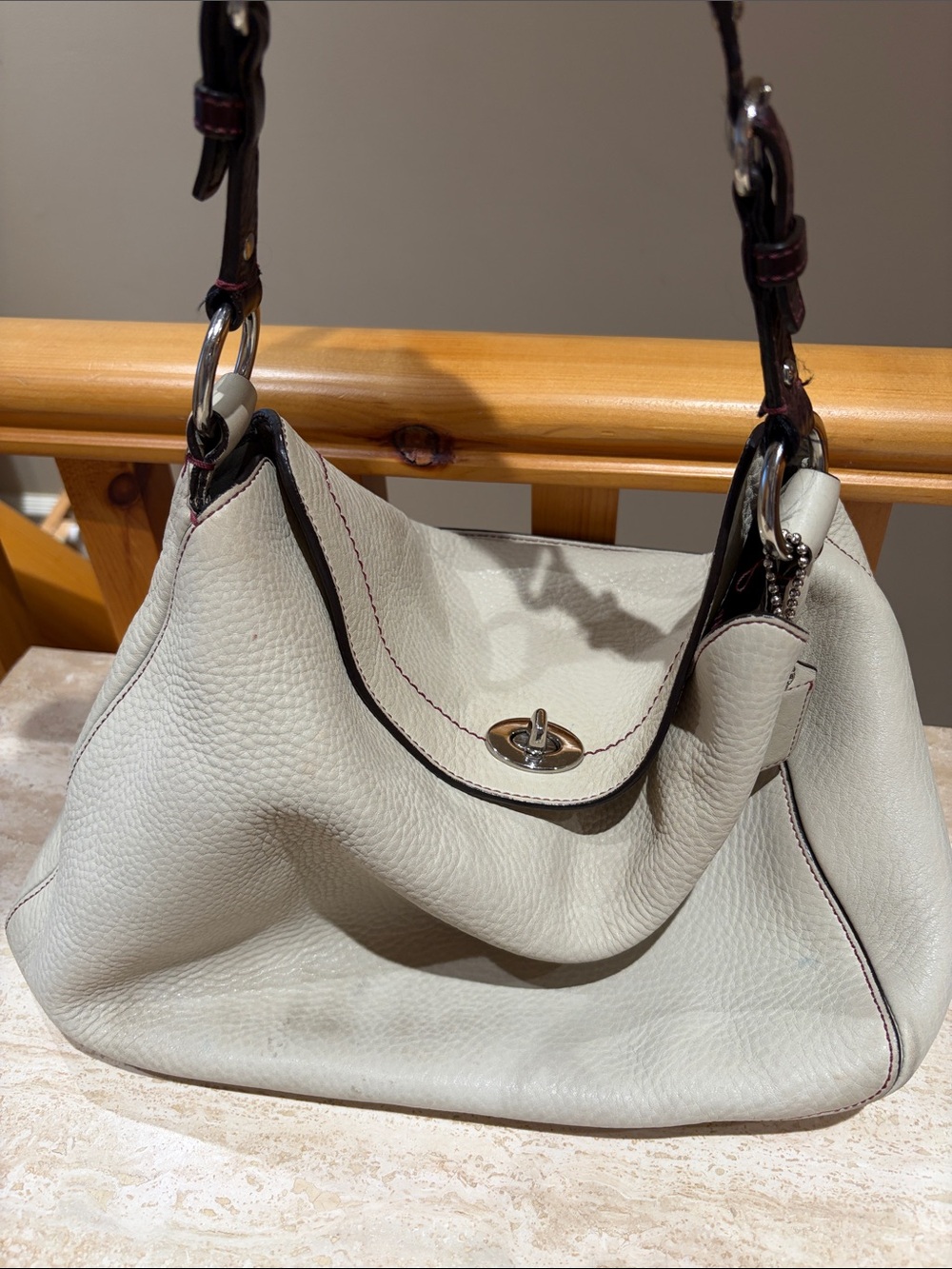 Coach Chelsea pebble leather shoulder bag (Style No. C06S-8438)